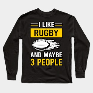 3 People Rugby Long Sleeve T-Shirt